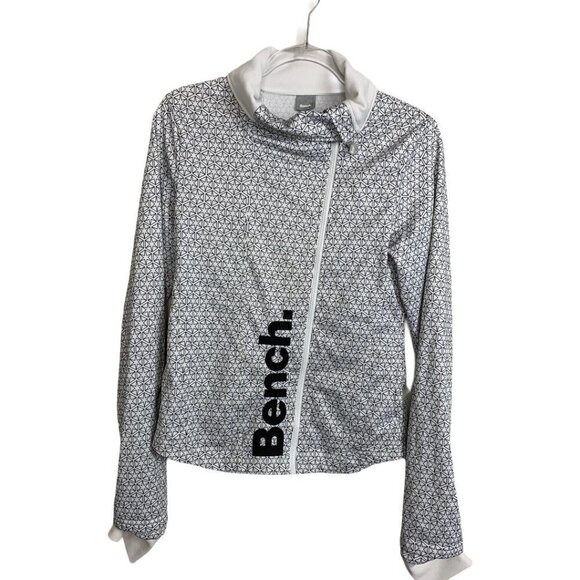 Bench‎ Star Geometric Off Center Zip Jacket - Picture 1 of 11